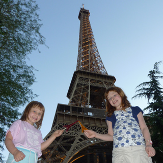 Naomi and Rebecca in Paris